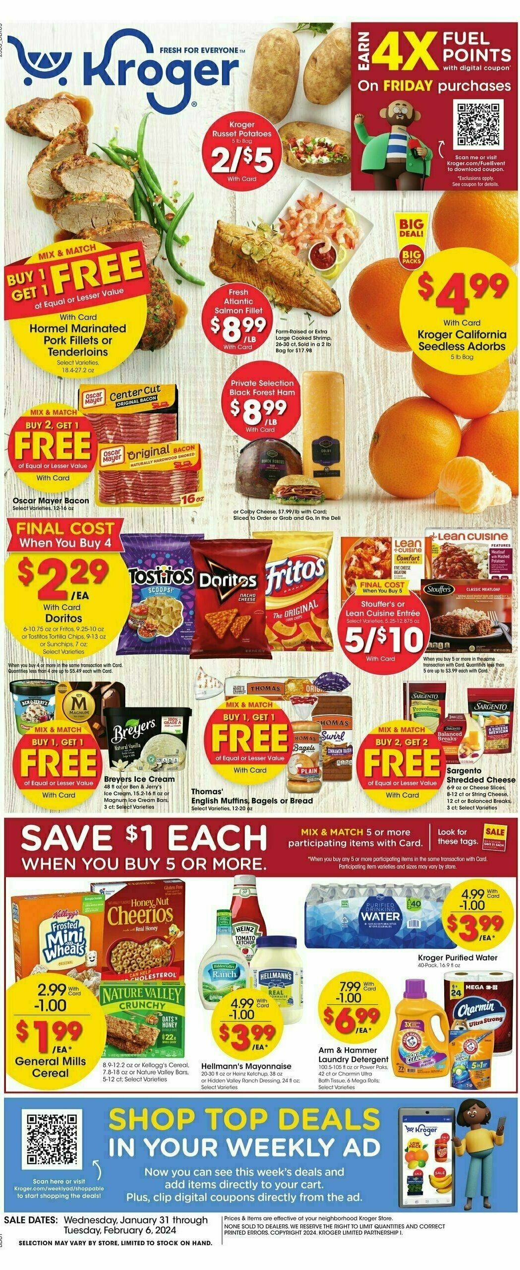 Kroger Weekly Ad from January 31