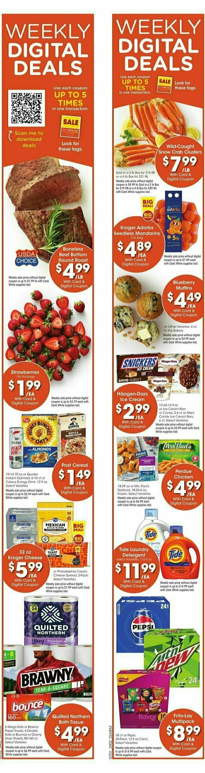 Kroger Weekly Ad from February 14