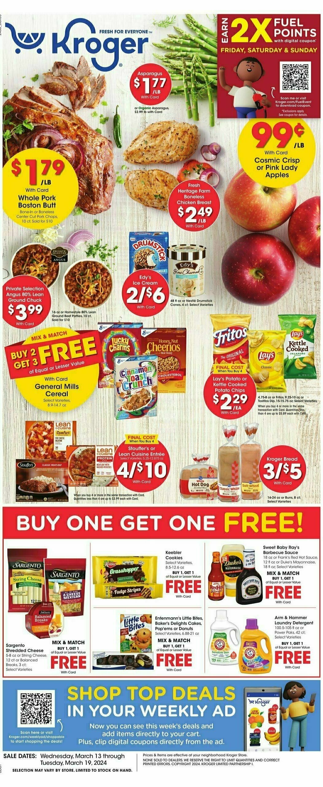 Kroger Weekly Ad from March 13