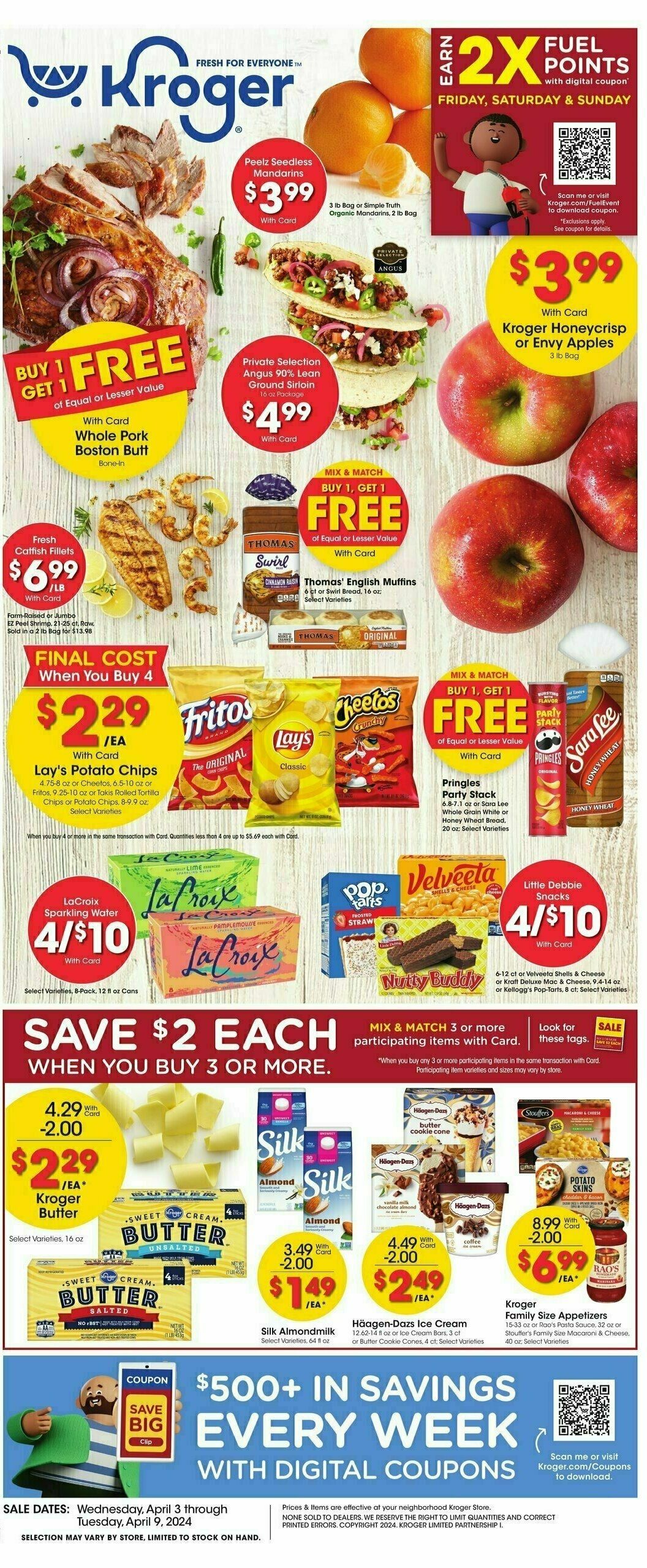 Kroger Weekly Ad from April 3