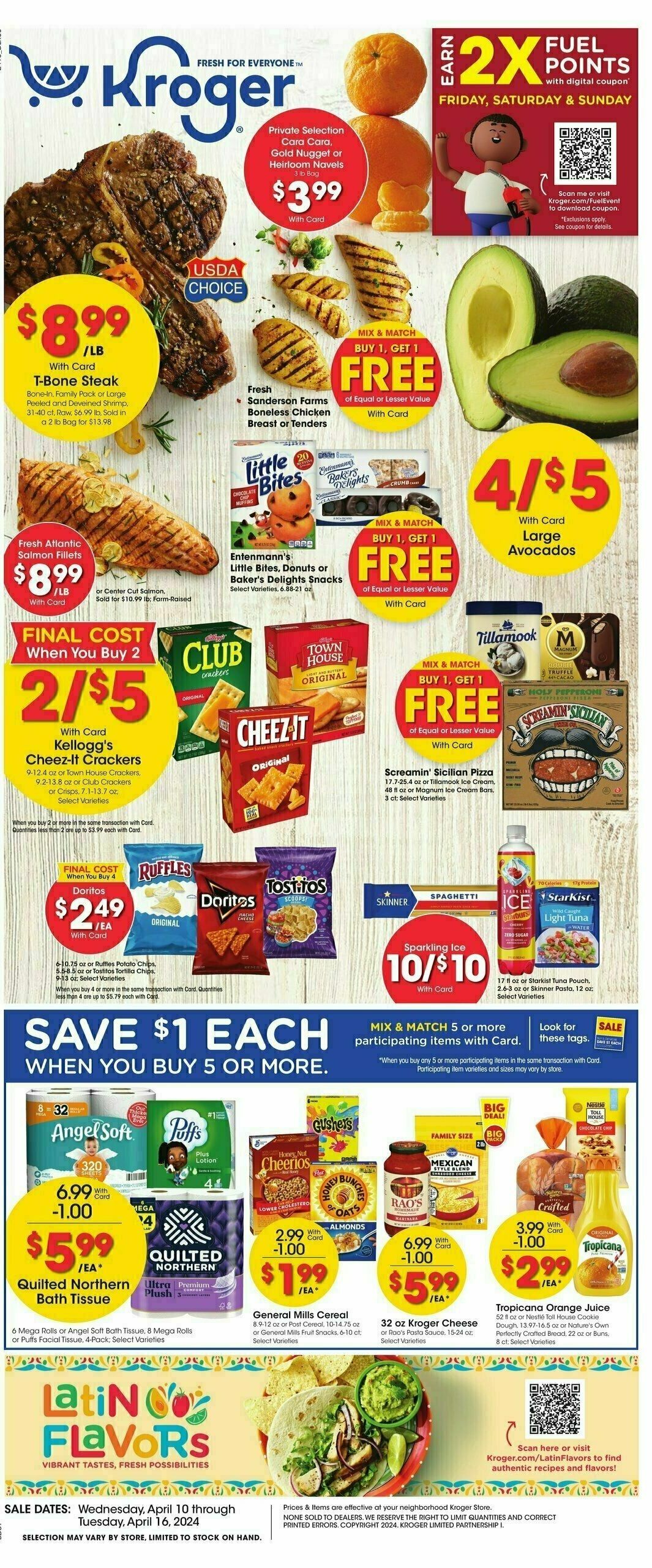 Kroger Weekly Ad from April 10