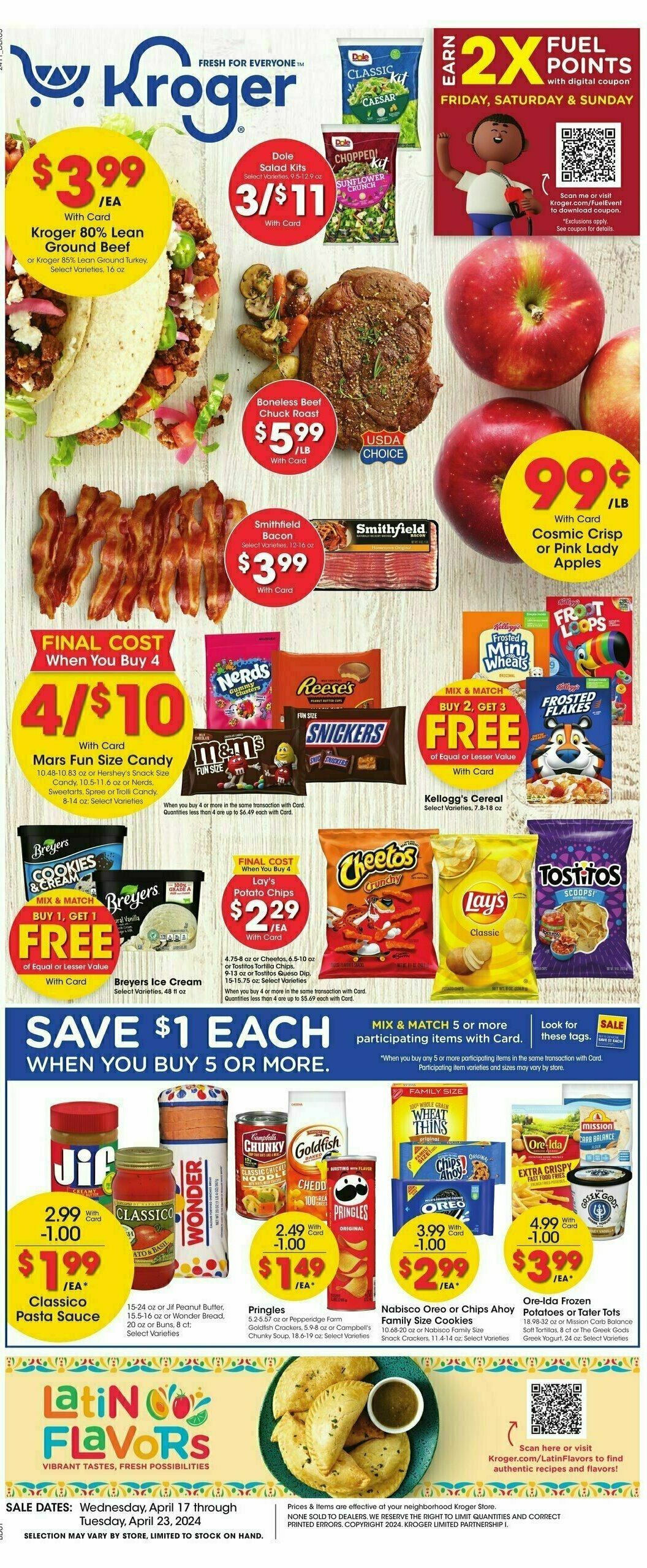 Kroger Weekly Ad from April 17
