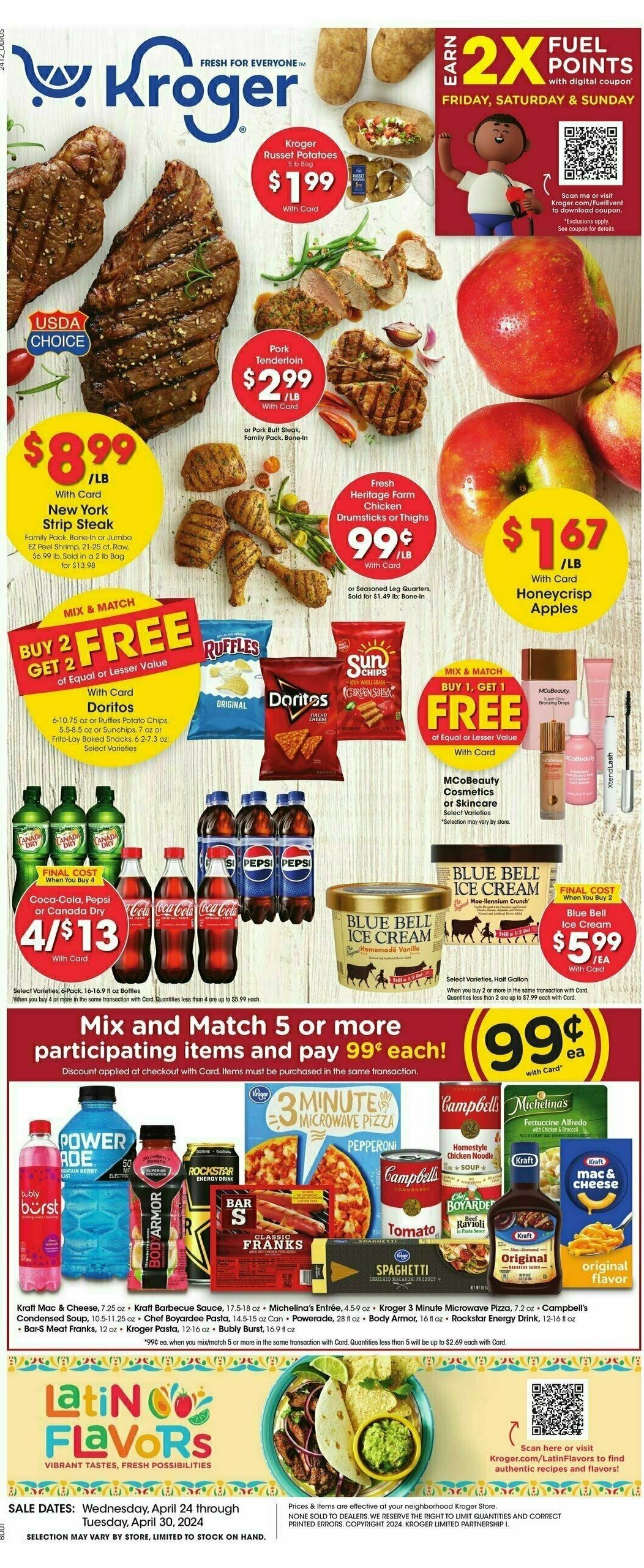 Kroger Weekly Ad from April 24