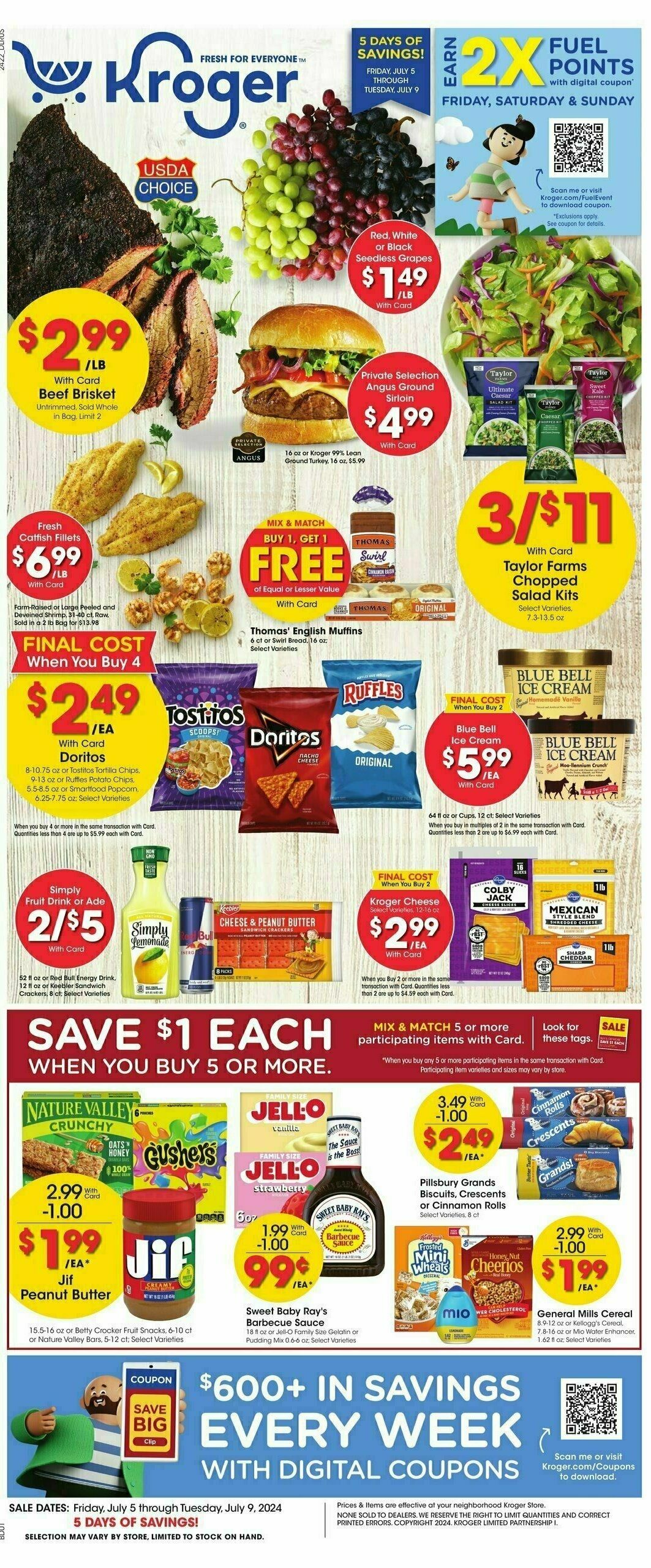 Kroger Weekly Ad from July 5