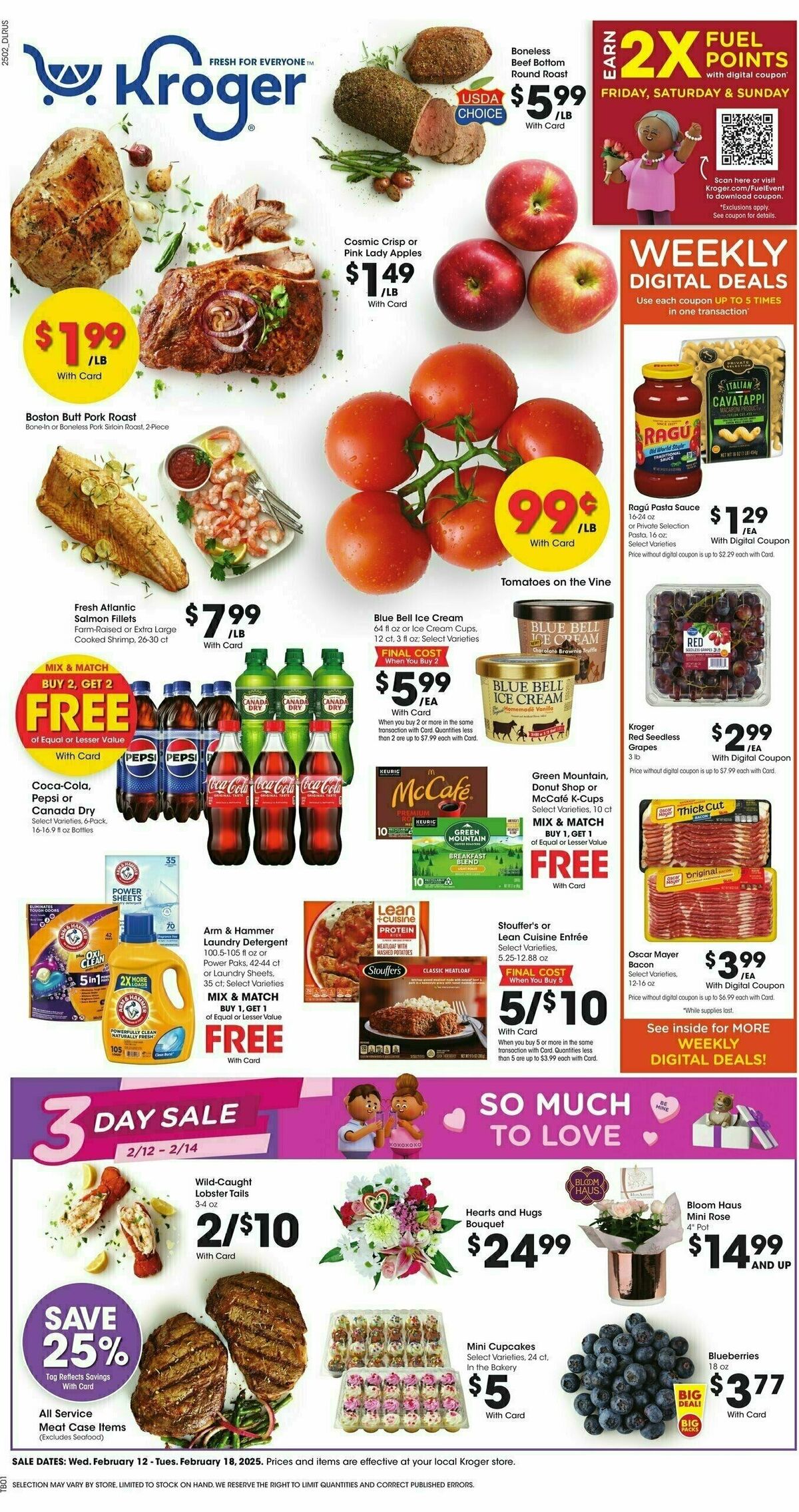 Kroger Weekly Ad from February 12