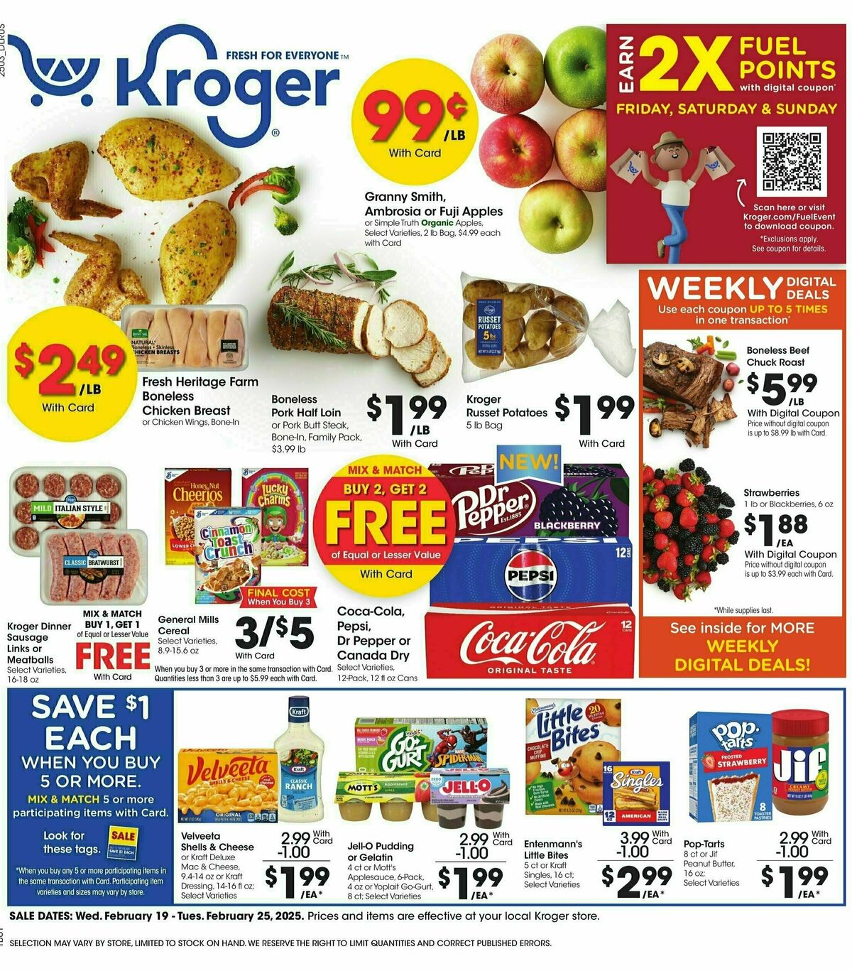 Kroger Weekly Ad from February 19