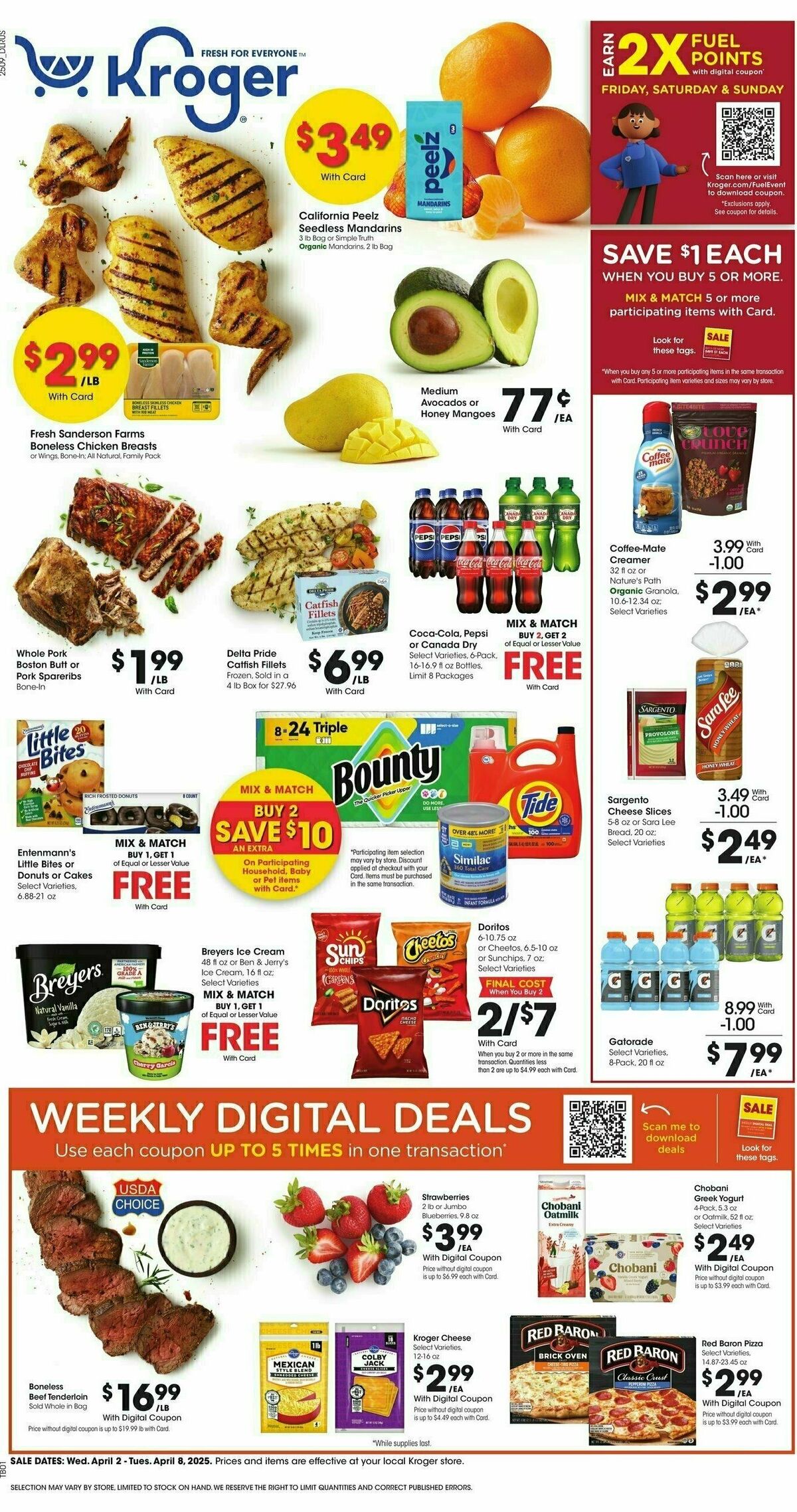 Kroger Weekly Ad from April 2