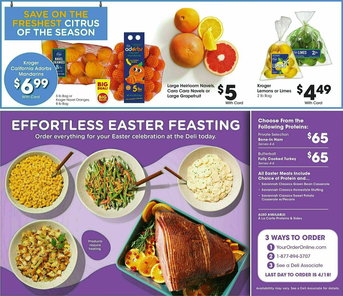 Kroger Weekly Ad from April 9
