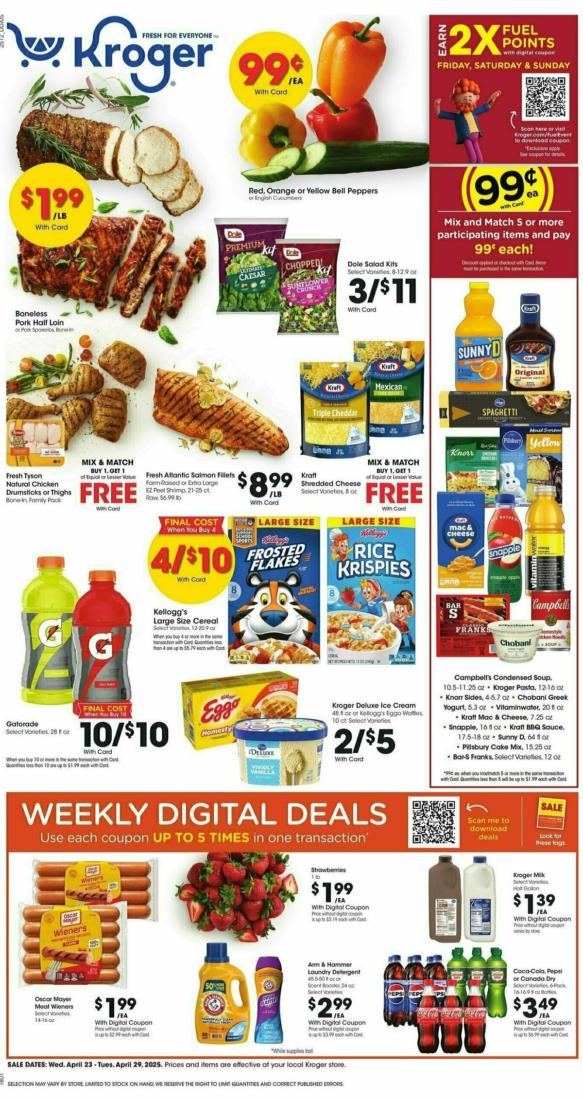 Kroger Weekly Ad from April 23
