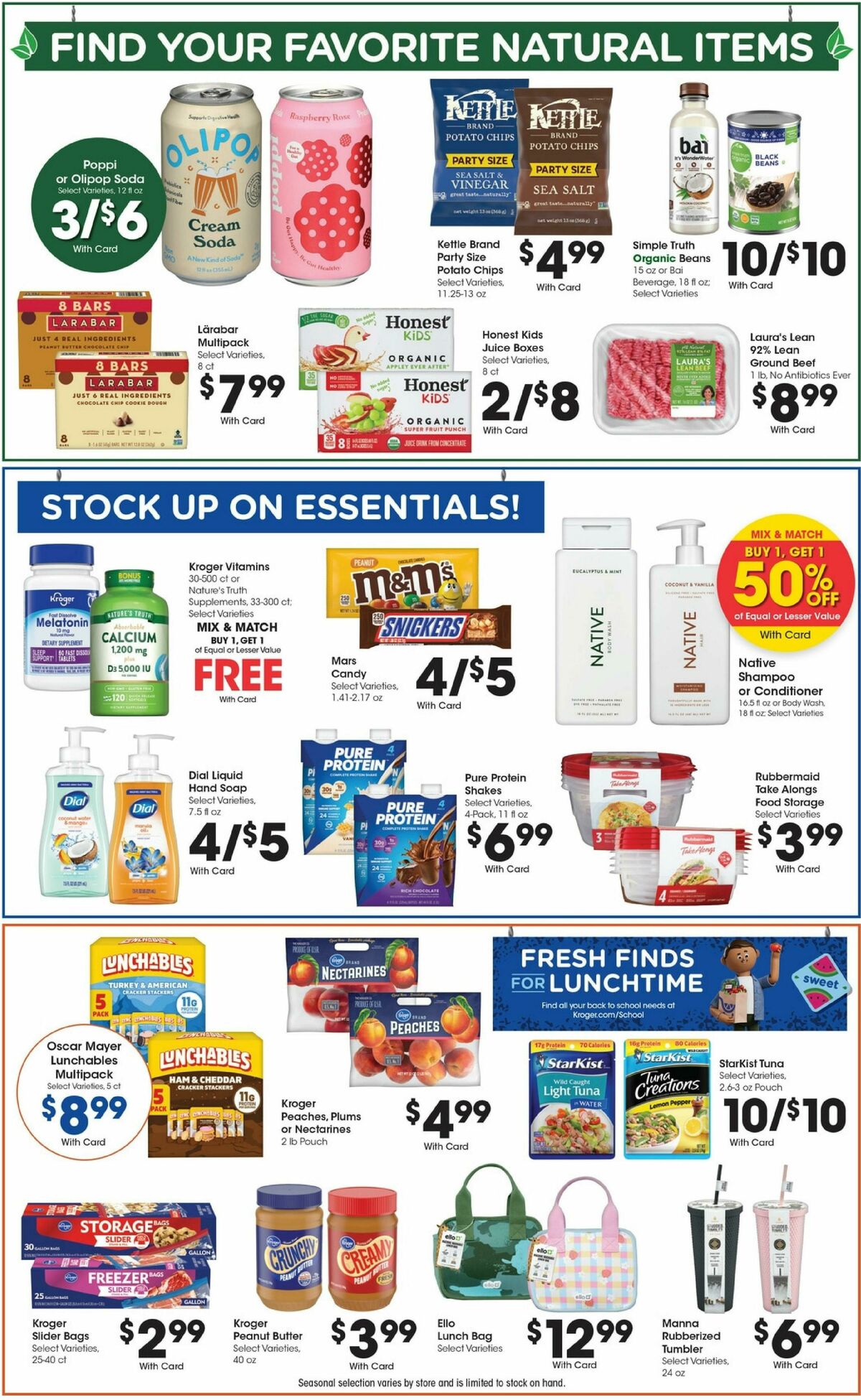 Kroger Weekly Ad from July 23