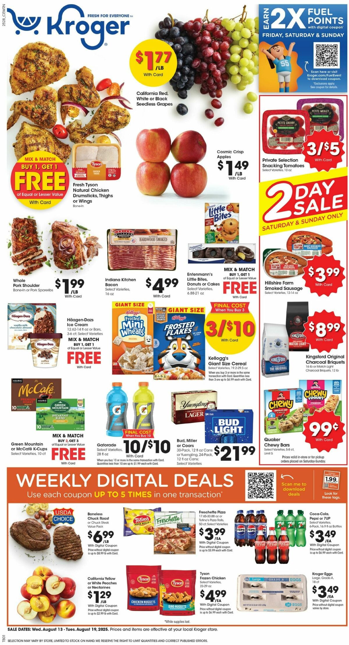 Kroger Weekly Ad from August 13