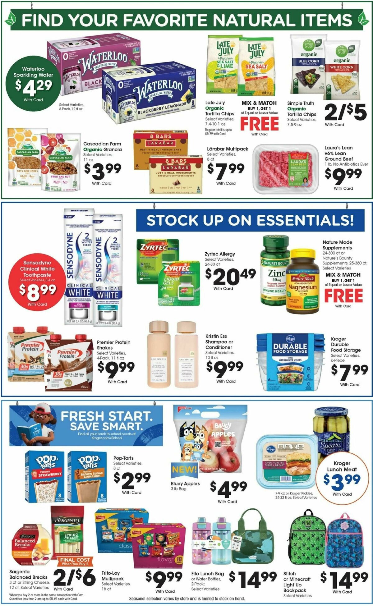 Kroger Weekly Ad from August 13