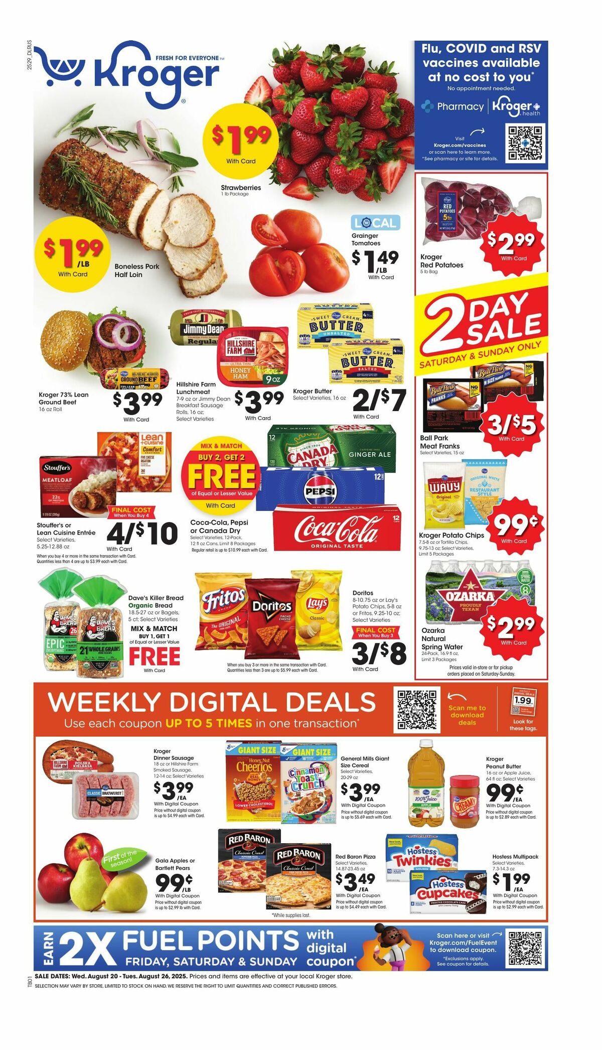 Kroger Weekly Ad from August 20