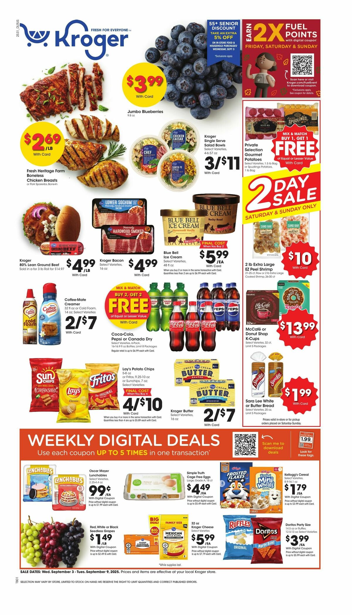 Kroger Weekly Ad from September 3