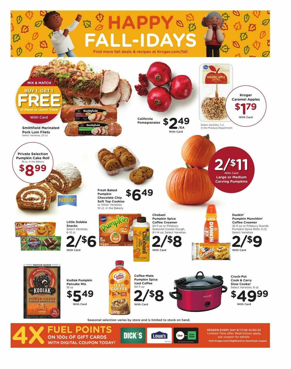 Kroger Weekly Ad from September 17