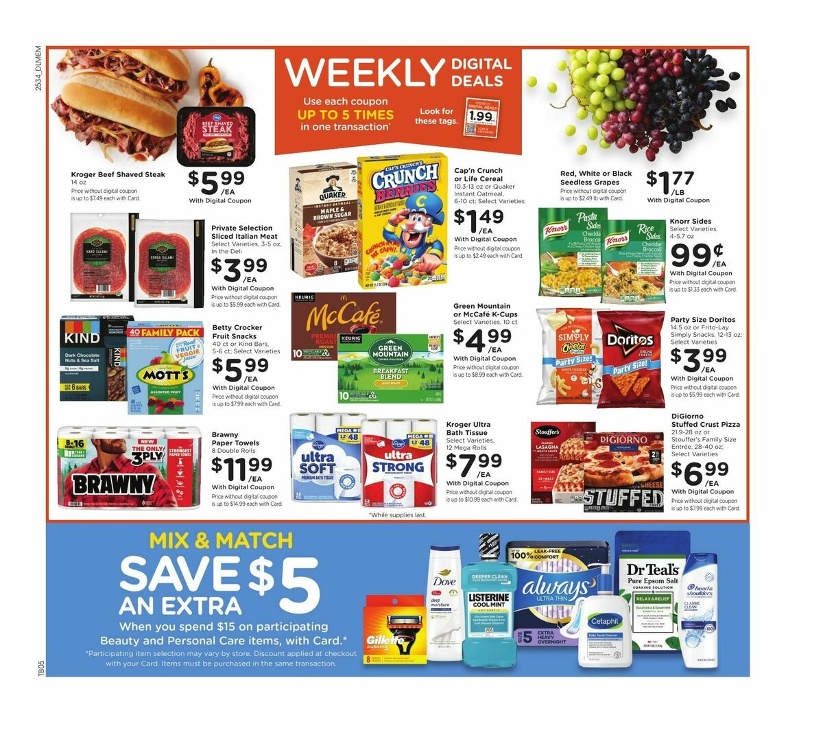 Kroger Weekly Ad from September 24