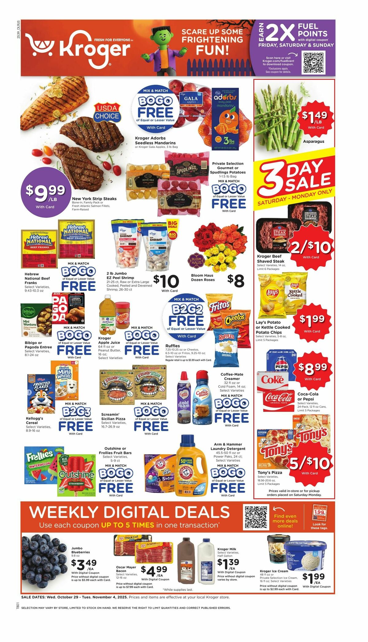 Kroger Weekly Ad from October 29