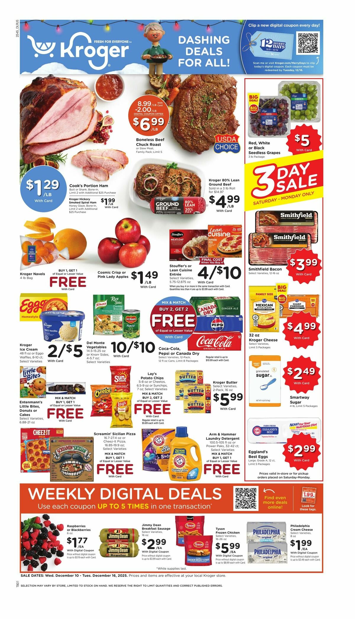 Kroger Weekly Ad from December 10