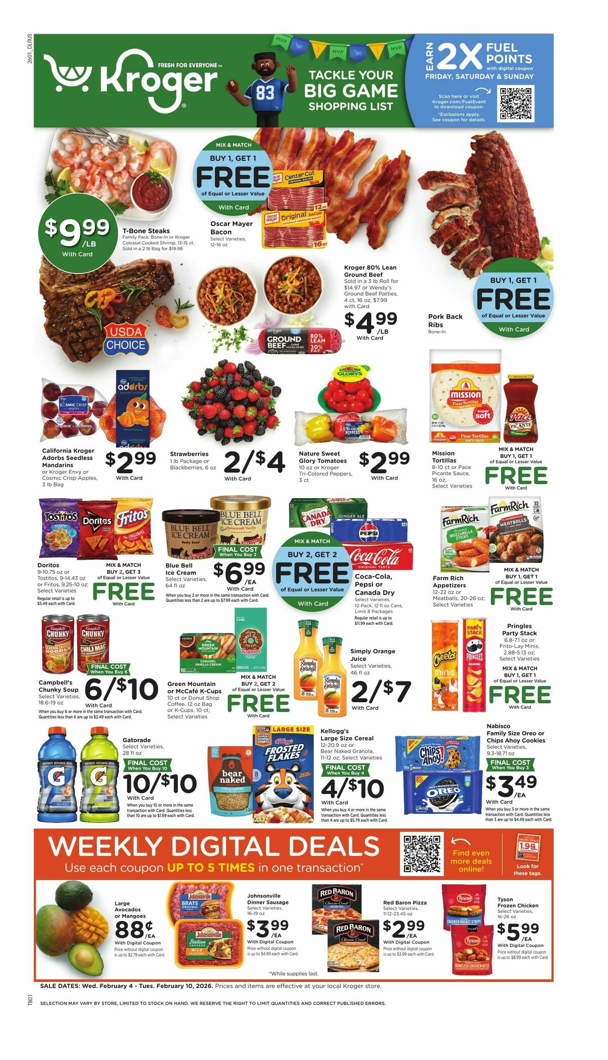 Kroger Weekly Ad from February 4
