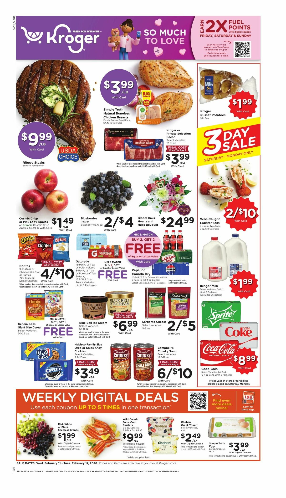 Kroger Weekly Ad from February 11