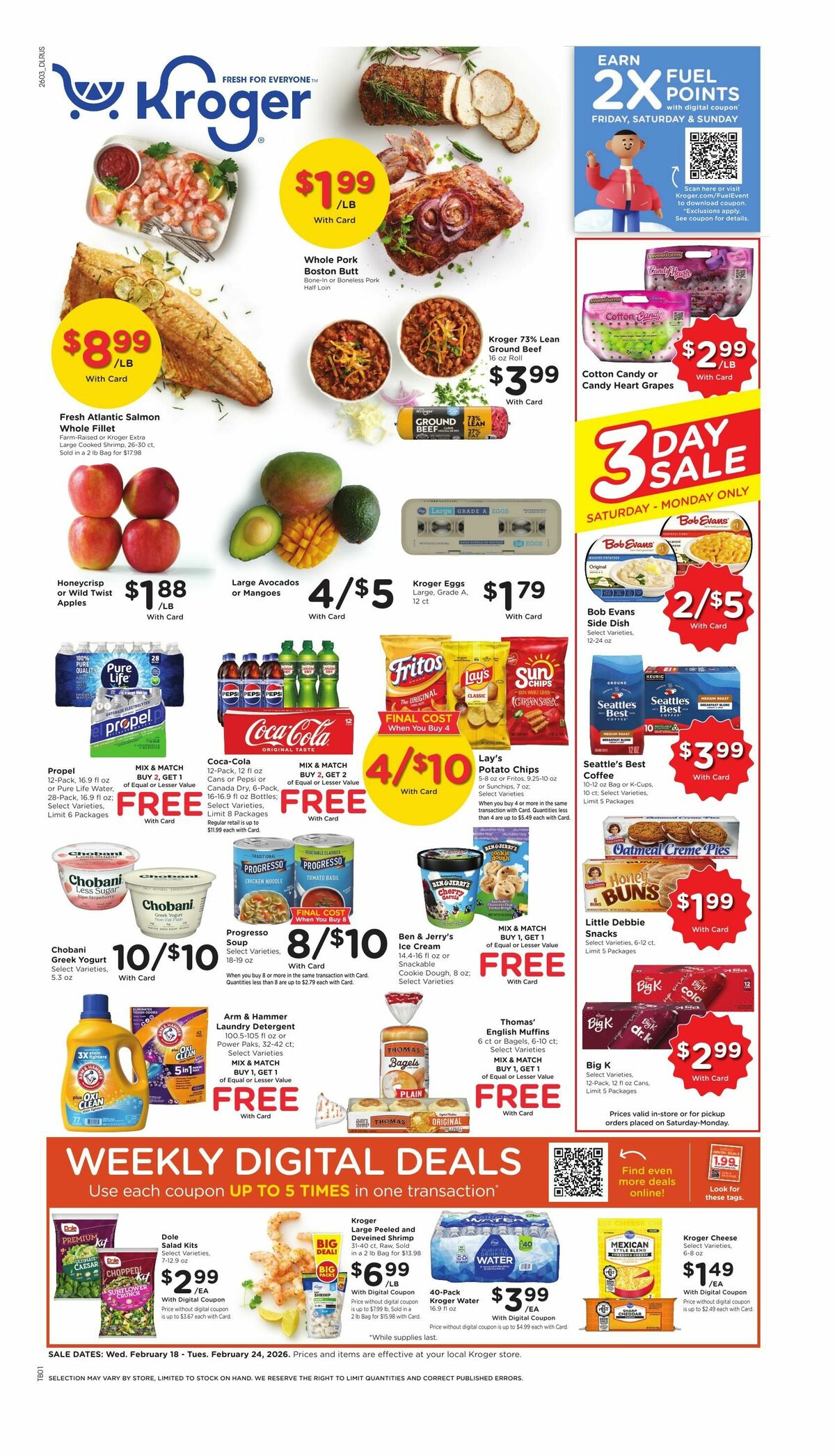 Kroger Weekly Ad from February 18
