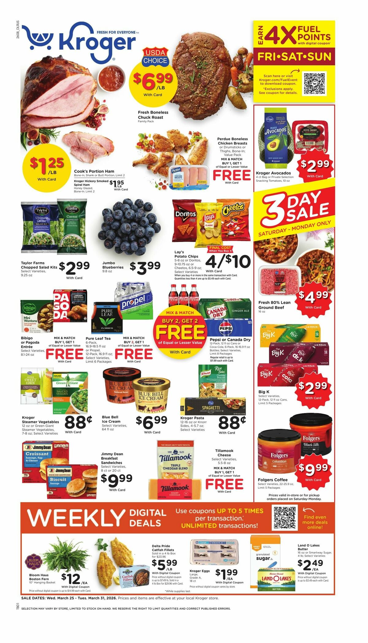 Kroger Weekly Ad from March 25
