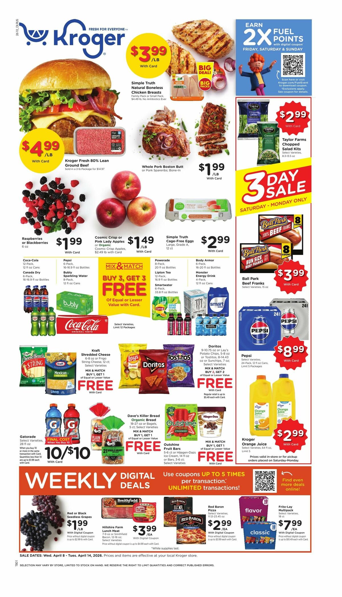 Kroger Weekly Ad from April 8