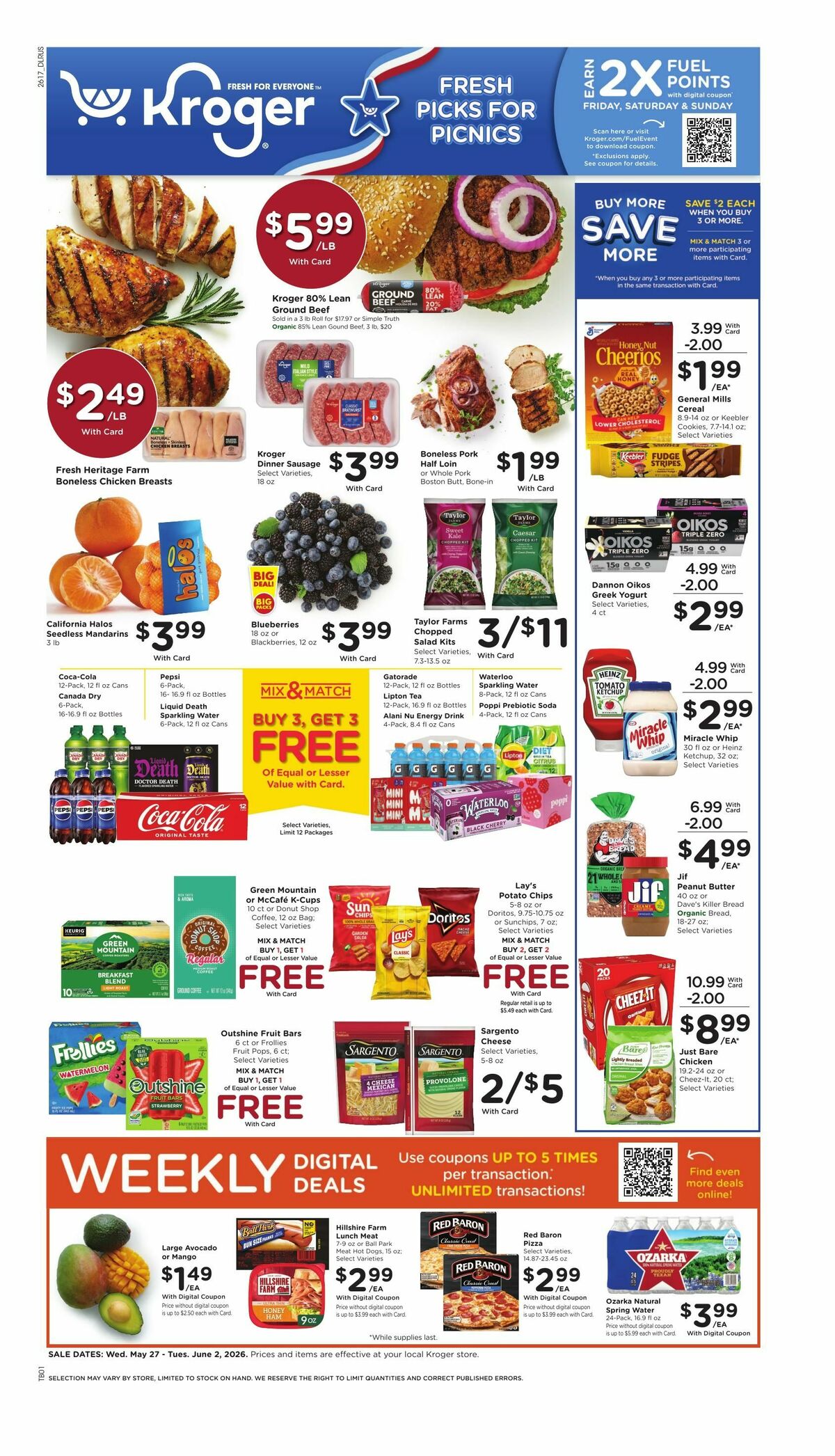 Kroger Weekly Ad from May 27