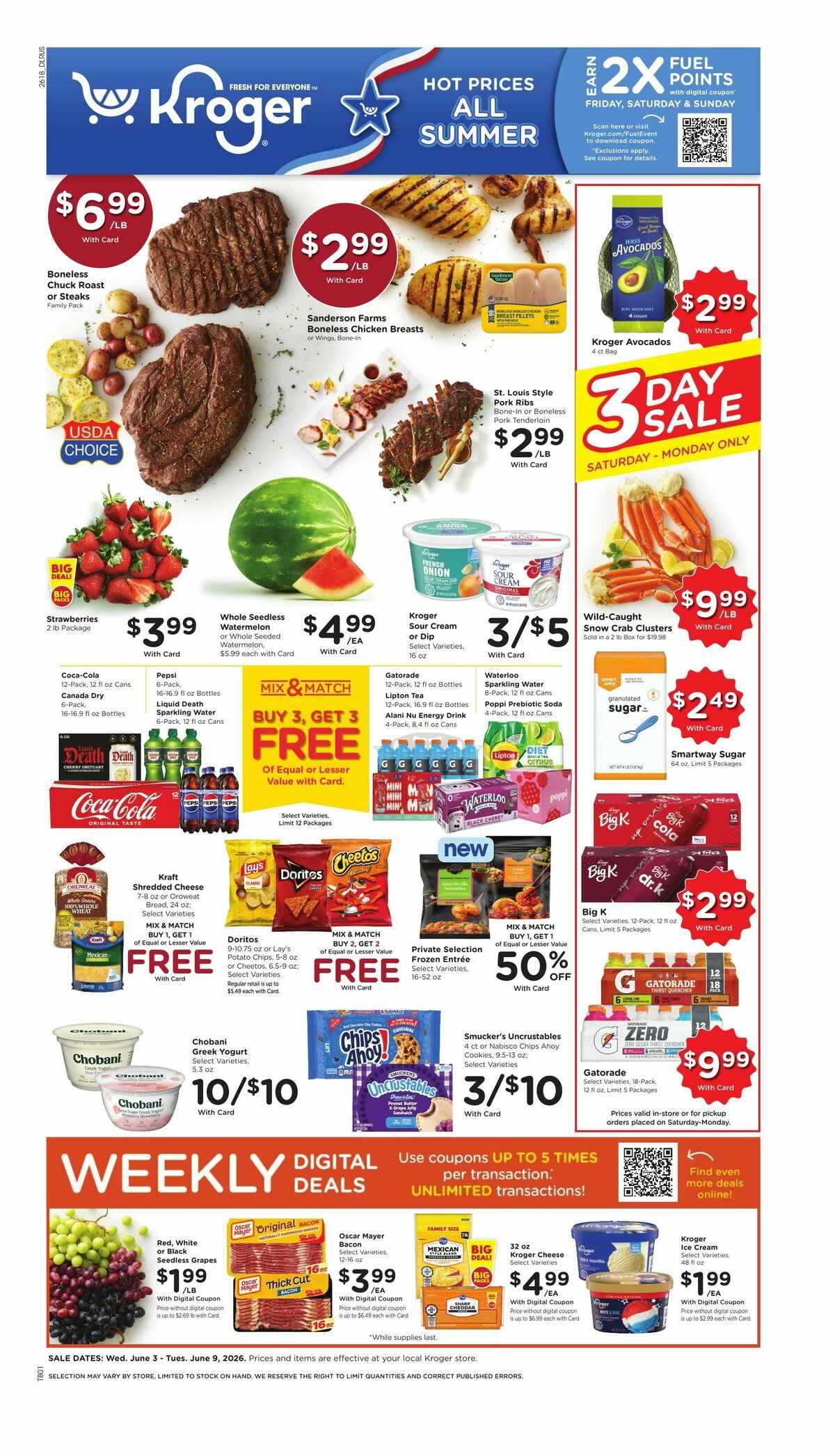 Kroger Weekly Ad from June 3