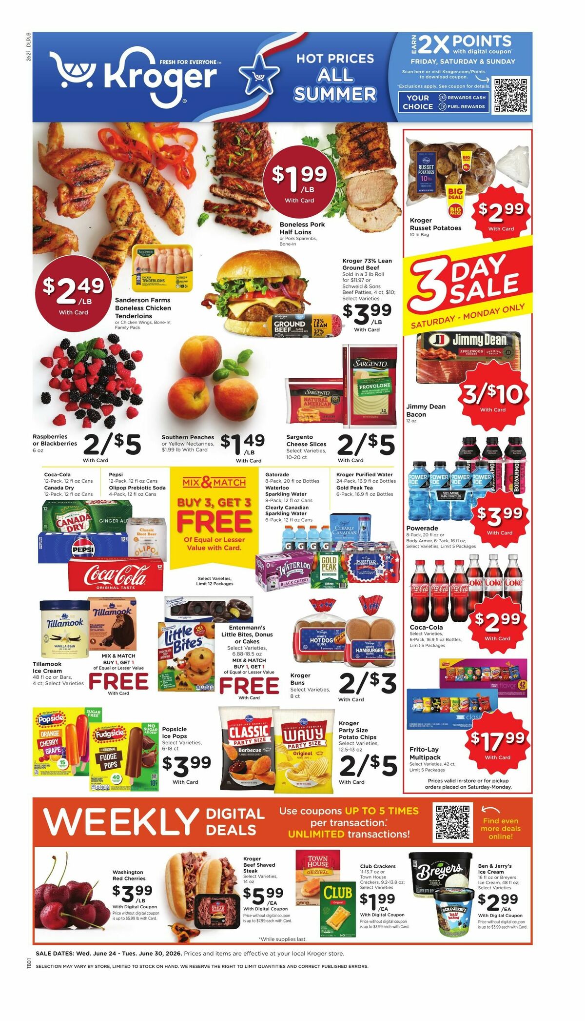 Kroger Weekly Ad from June 24