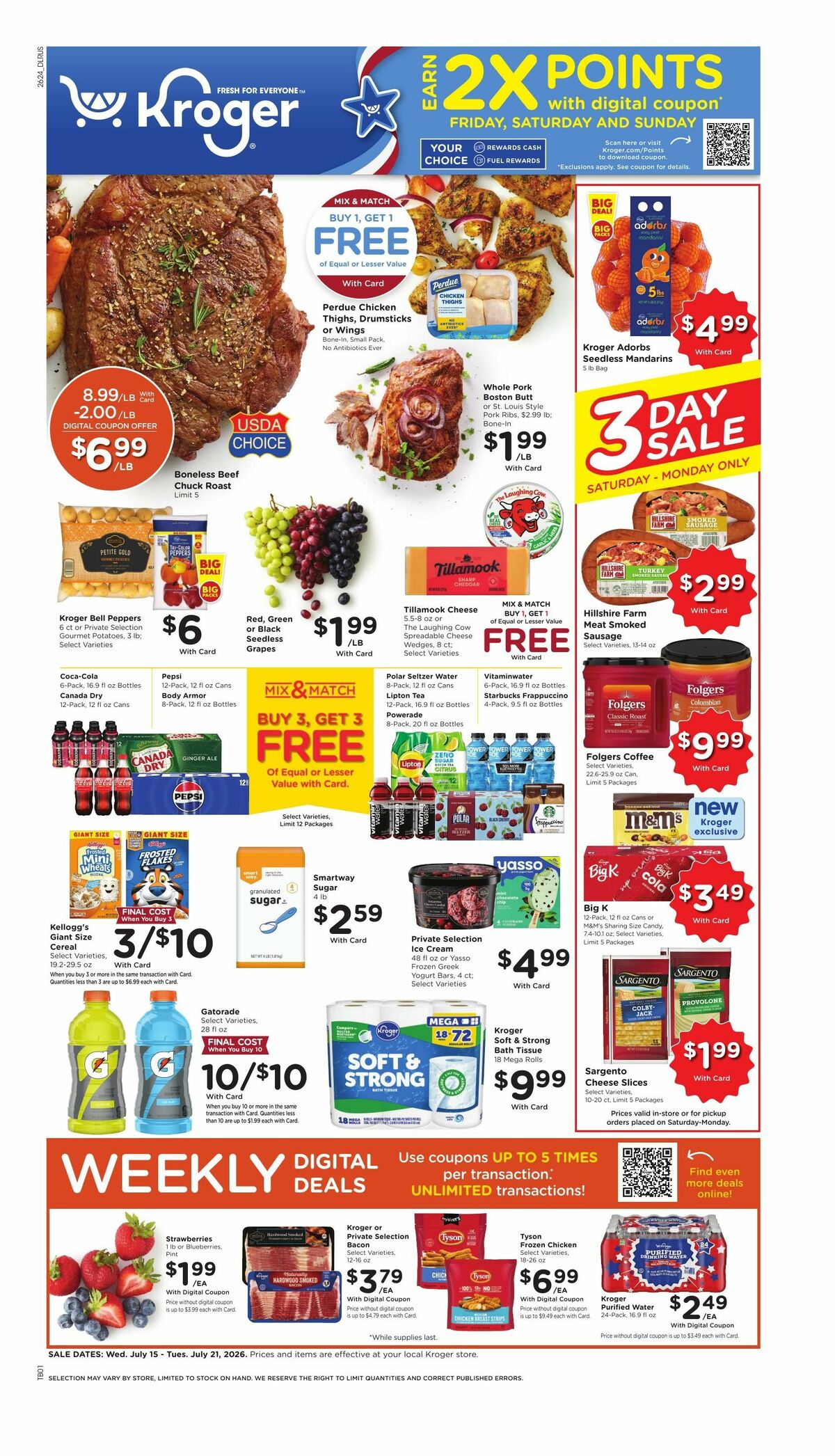Kroger Weekly Ad from July 15