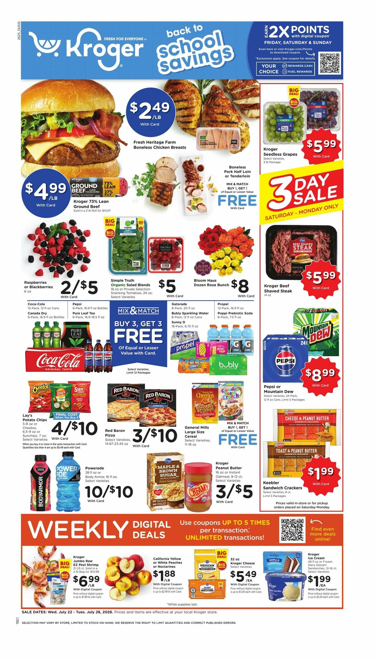 Kroger Weekly Ad from July 22