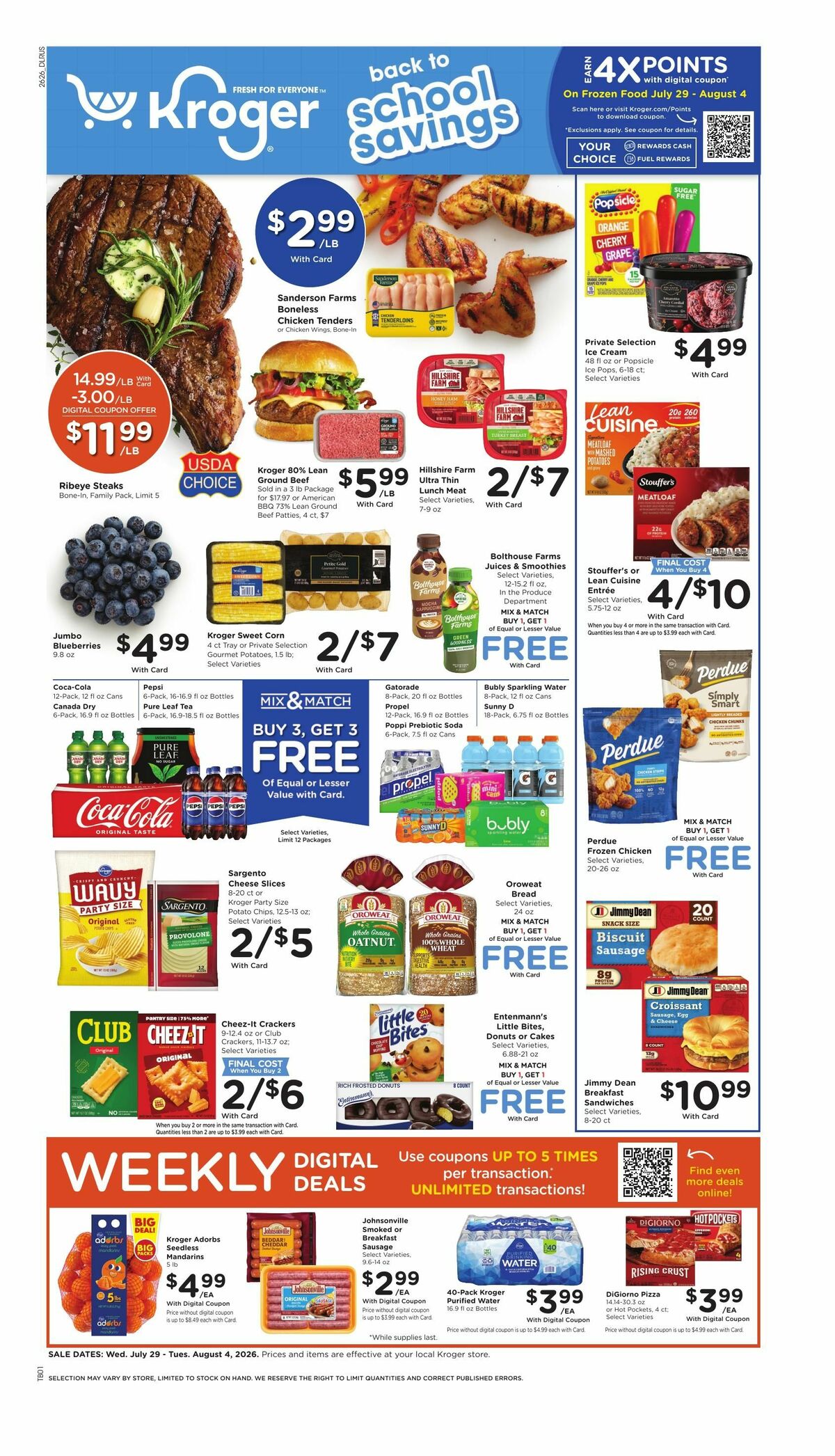Kroger Weekly Ad from July 29