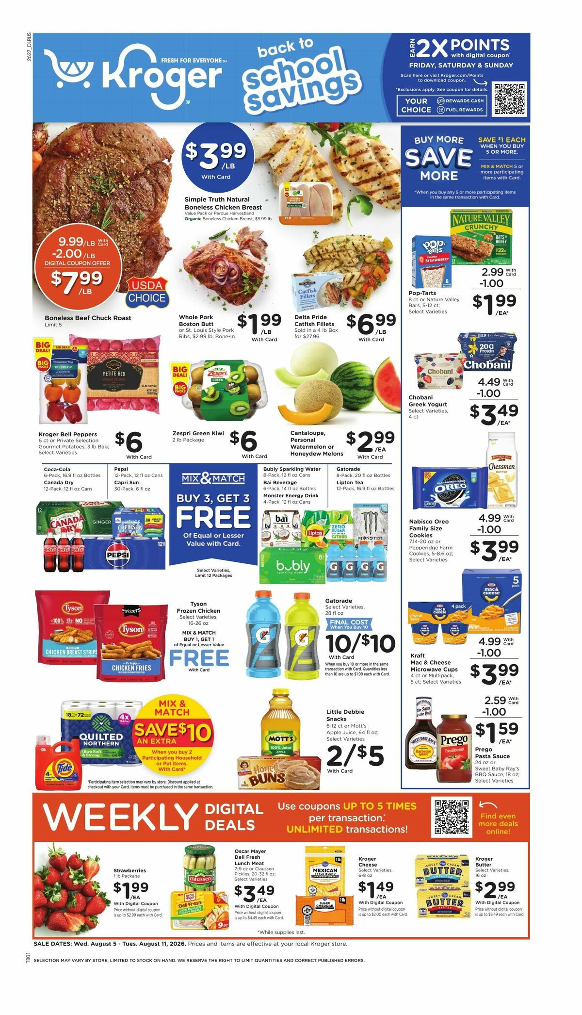 Kroger Weekly Ad from August 5