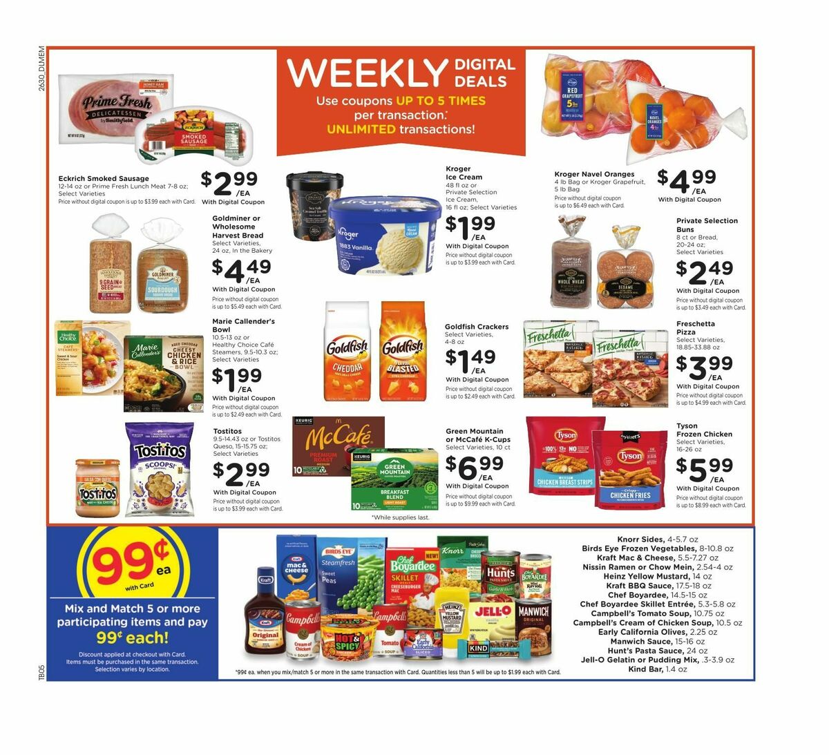 Kroger Weekly Ad from August 26