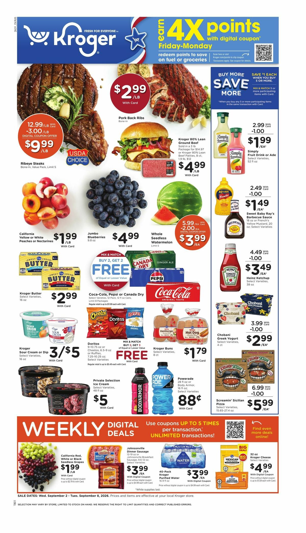Kroger Weekly Ad from September 2