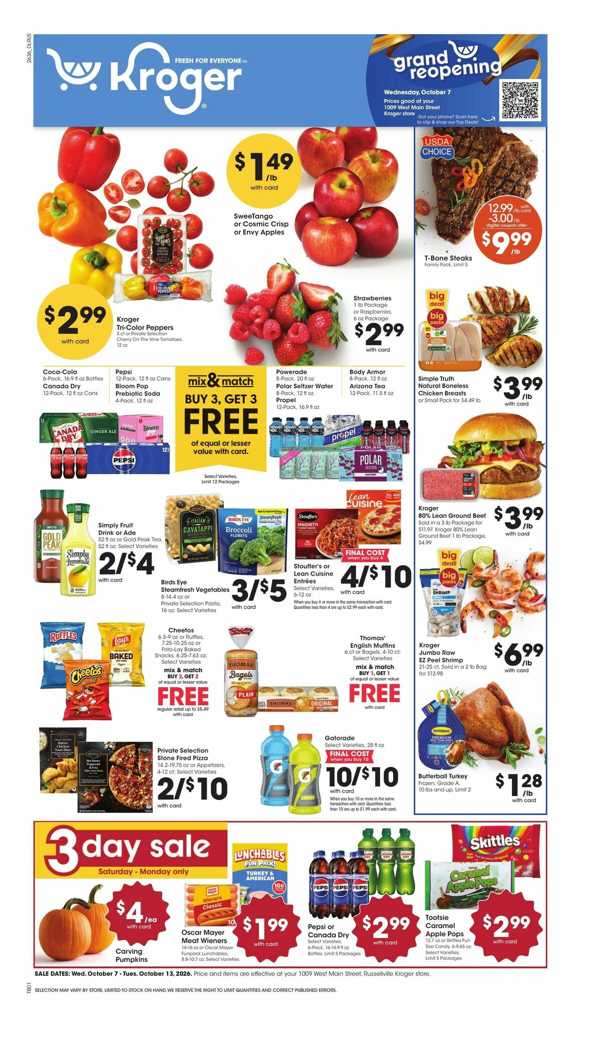 Kroger Weekly Ad from October 7