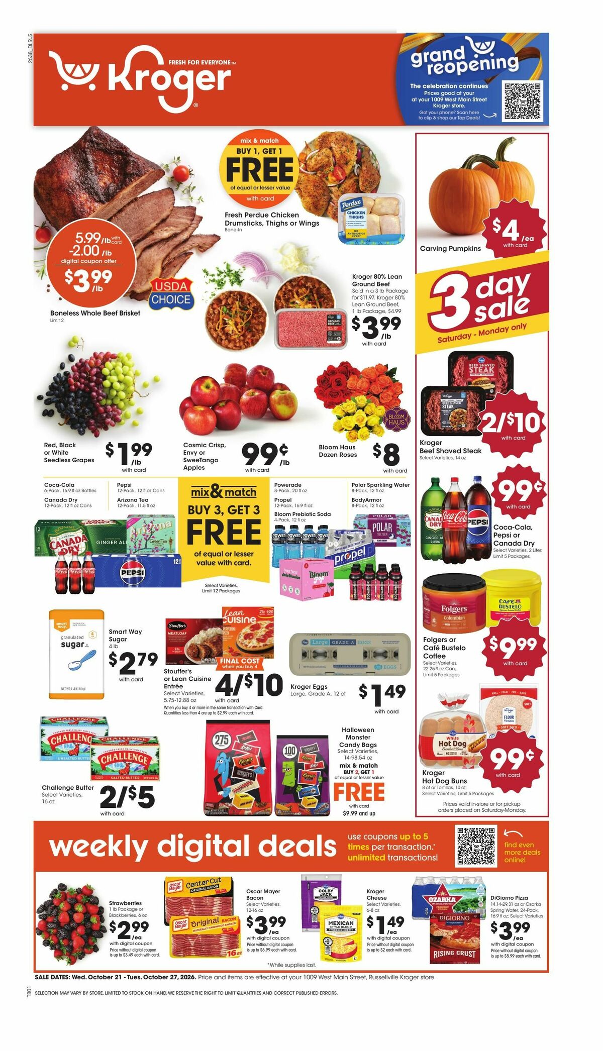 Kroger Weekly Ad from October 21