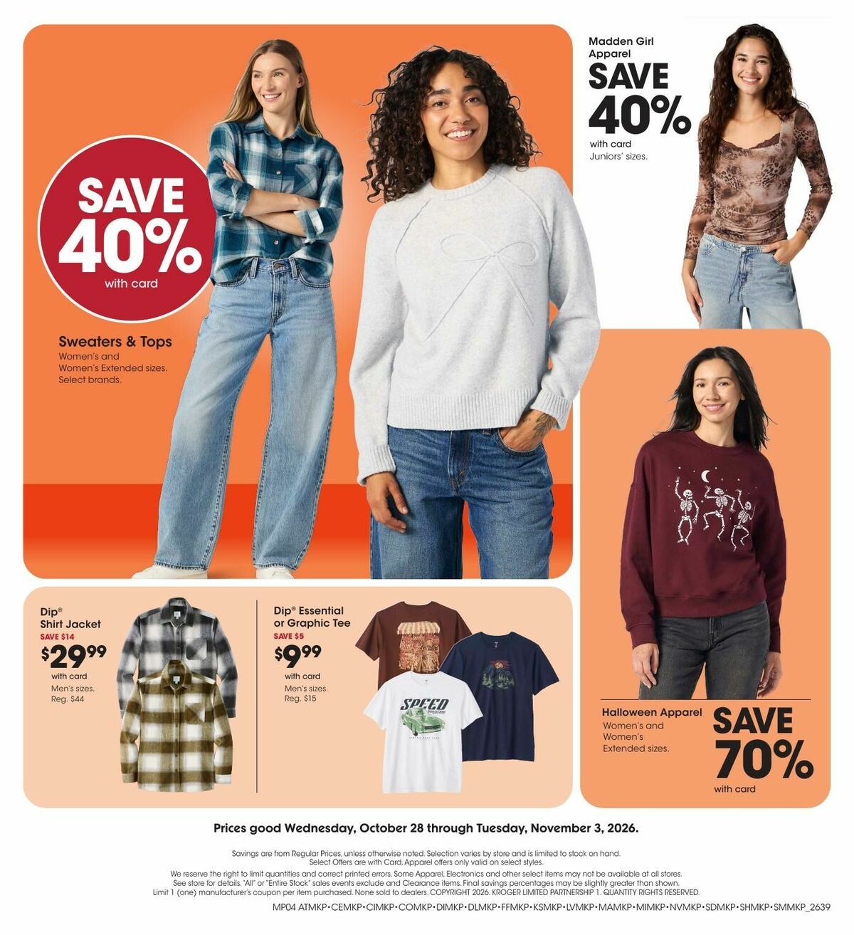 Kroger Weekly Ad from October 28