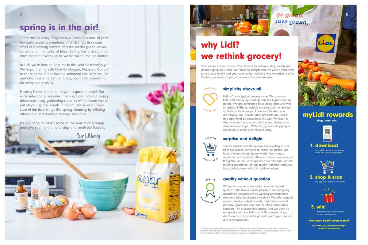LIDL Spring Weekly Ad from March 6