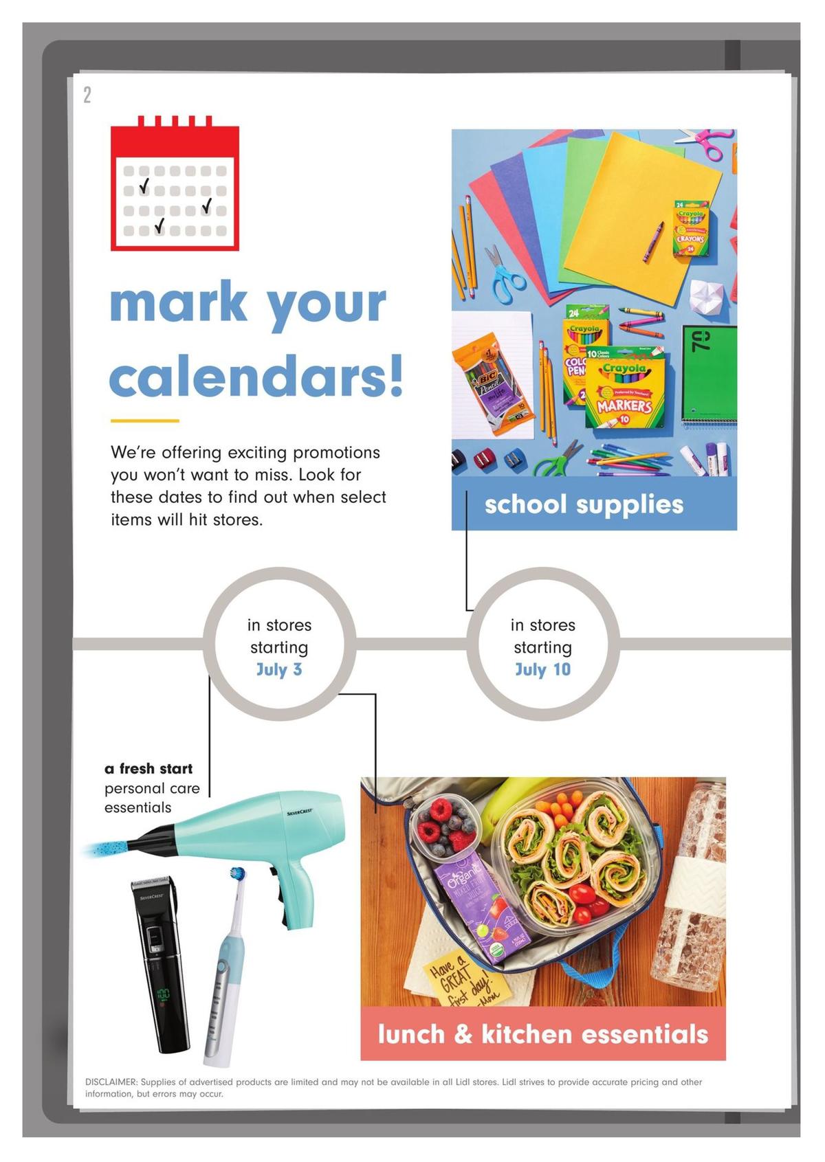 LIDL Magazine Weekly Ad from July 3