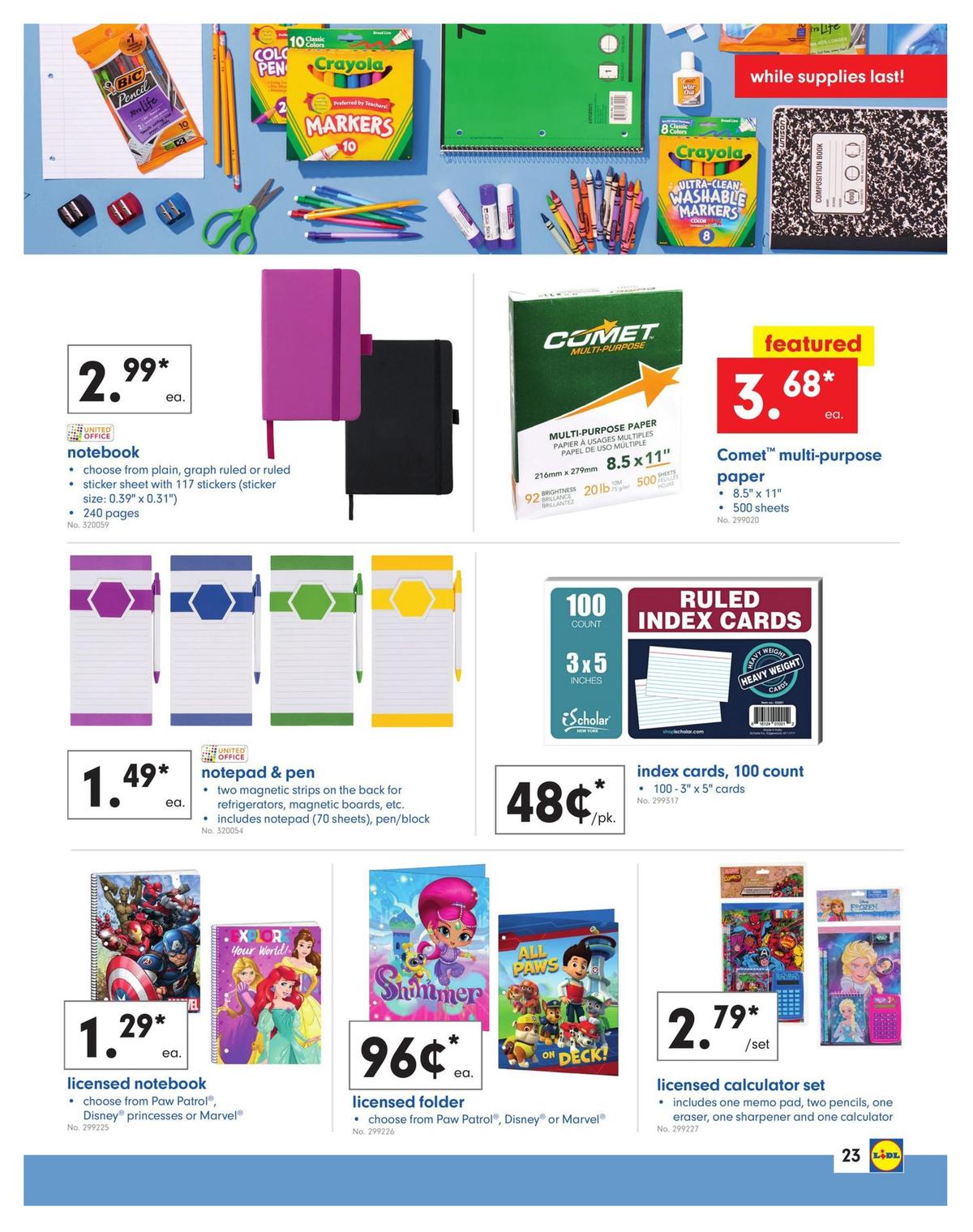 LIDL Weekly Ad from July 10