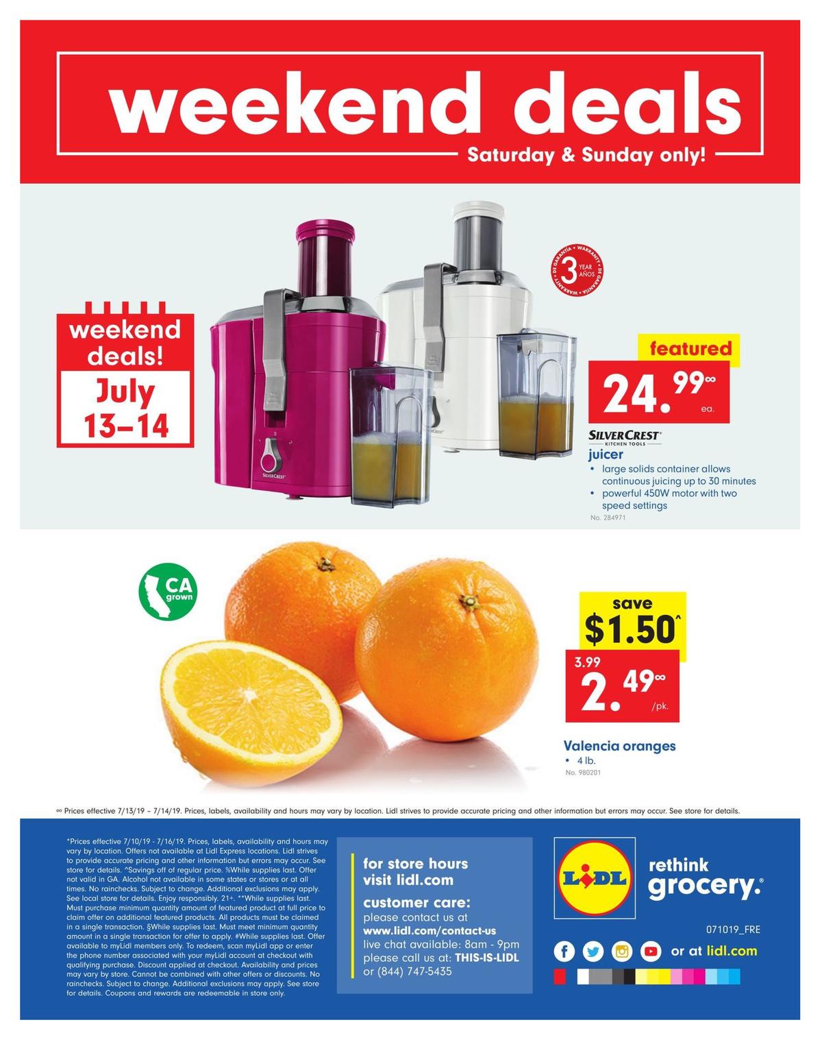 LIDL Weekly Ad from July 10