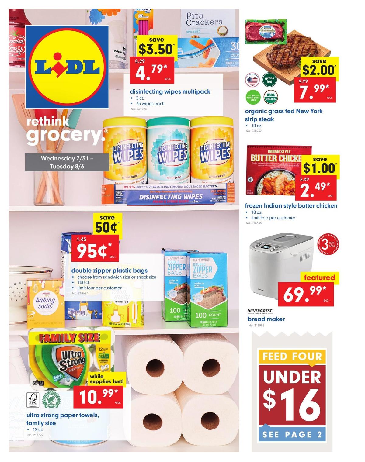 LIDL Weekly Ad from July 31