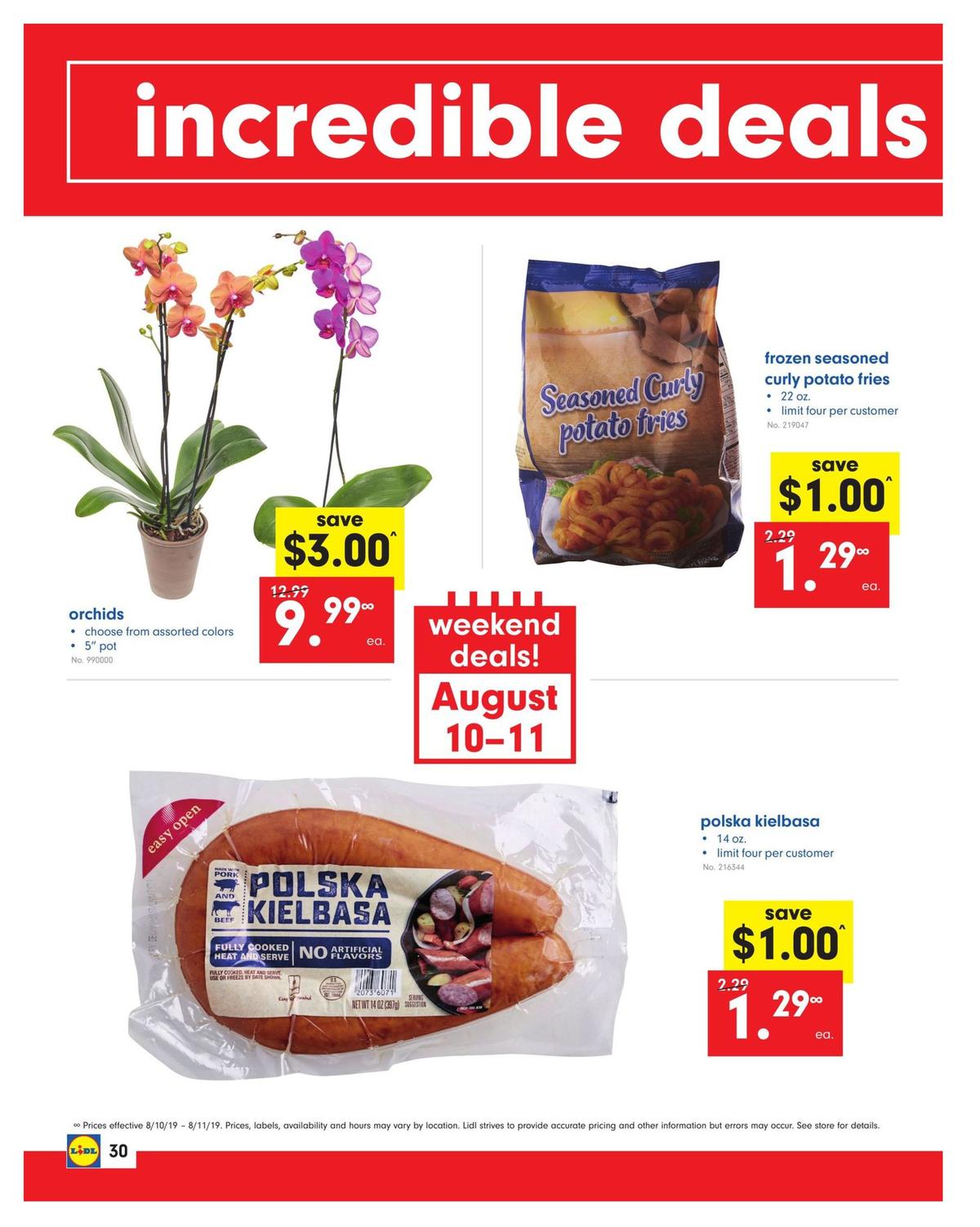 LIDL Weekly Ad from August 7