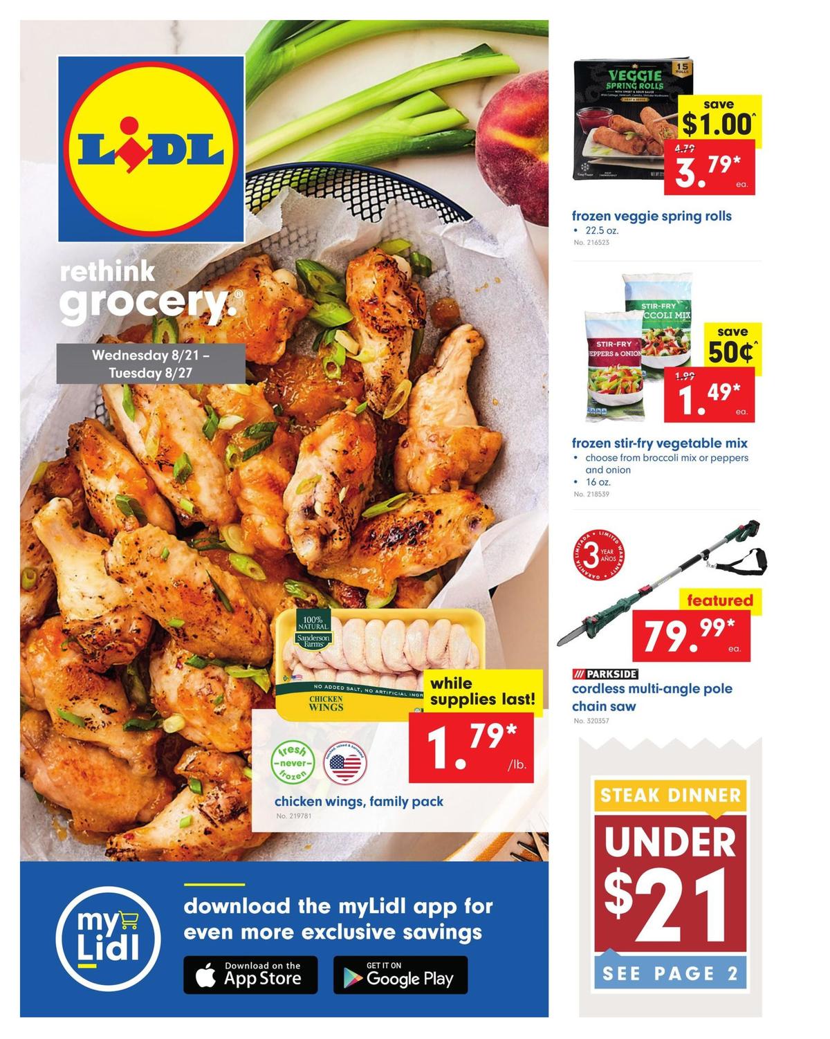 LIDL Weekly Ad from August 21