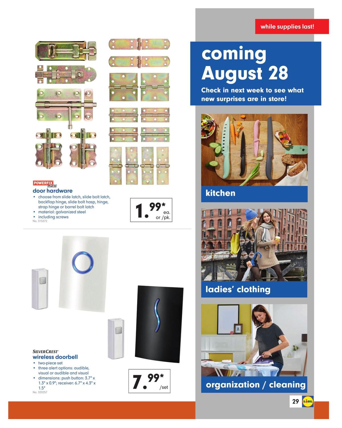 LIDL Weekly Ad from August 21