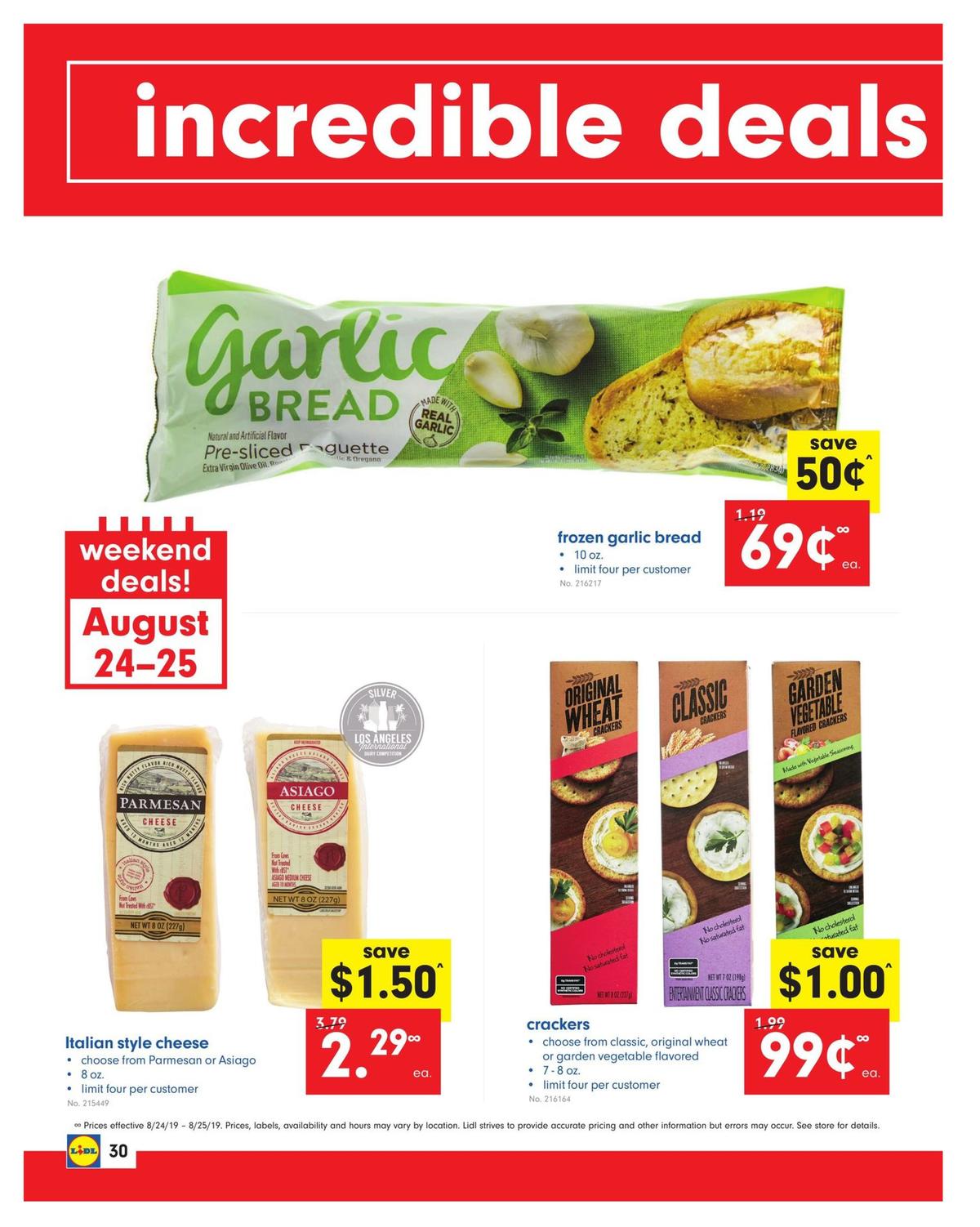 LIDL Weekly Ad from August 21