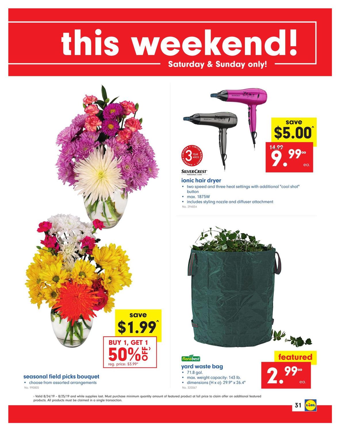 LIDL Weekly Ad from August 21