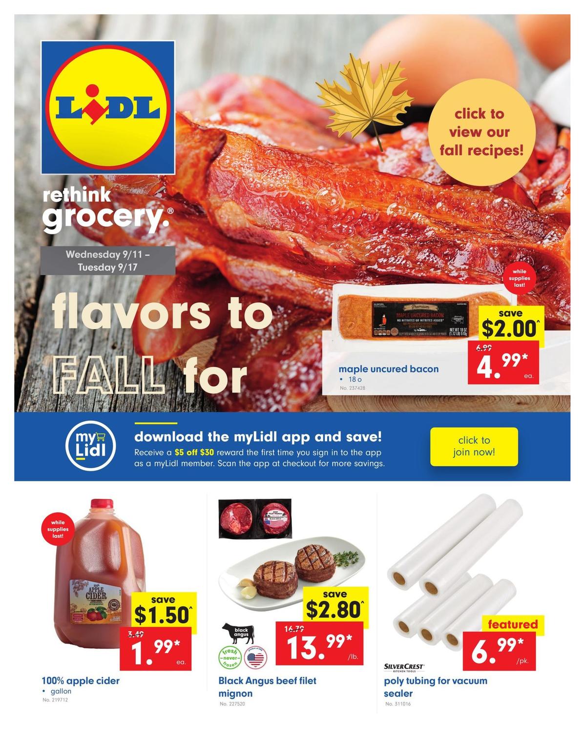 LIDL Weekly Ad from September 11